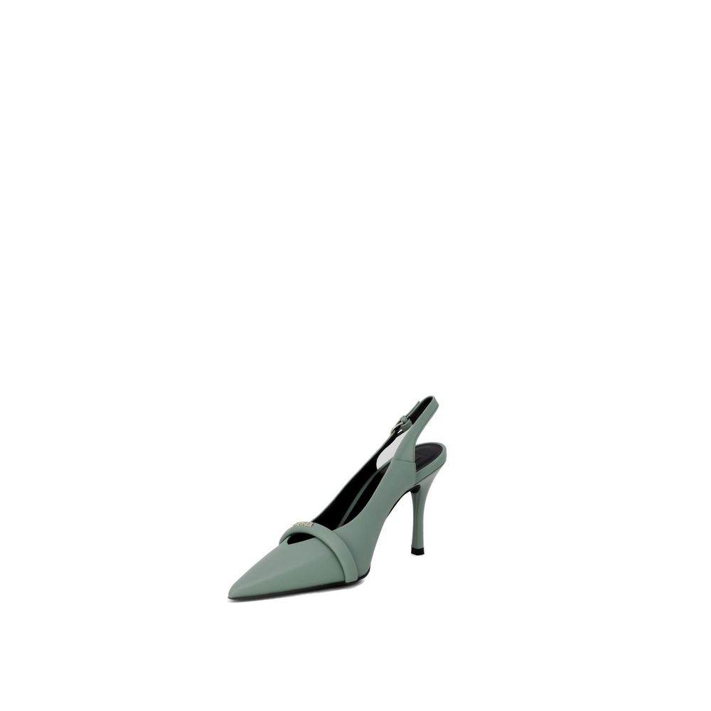 Furla Green Leather Pump/EU35/US5/Green/