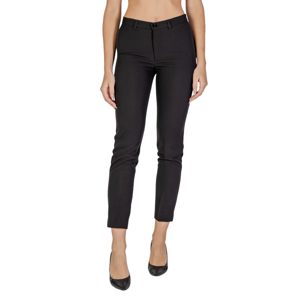 Sandro Ferrone Sandro Ferrone Black Polyester Jeans &amp; Pant/IT46 | L/Black