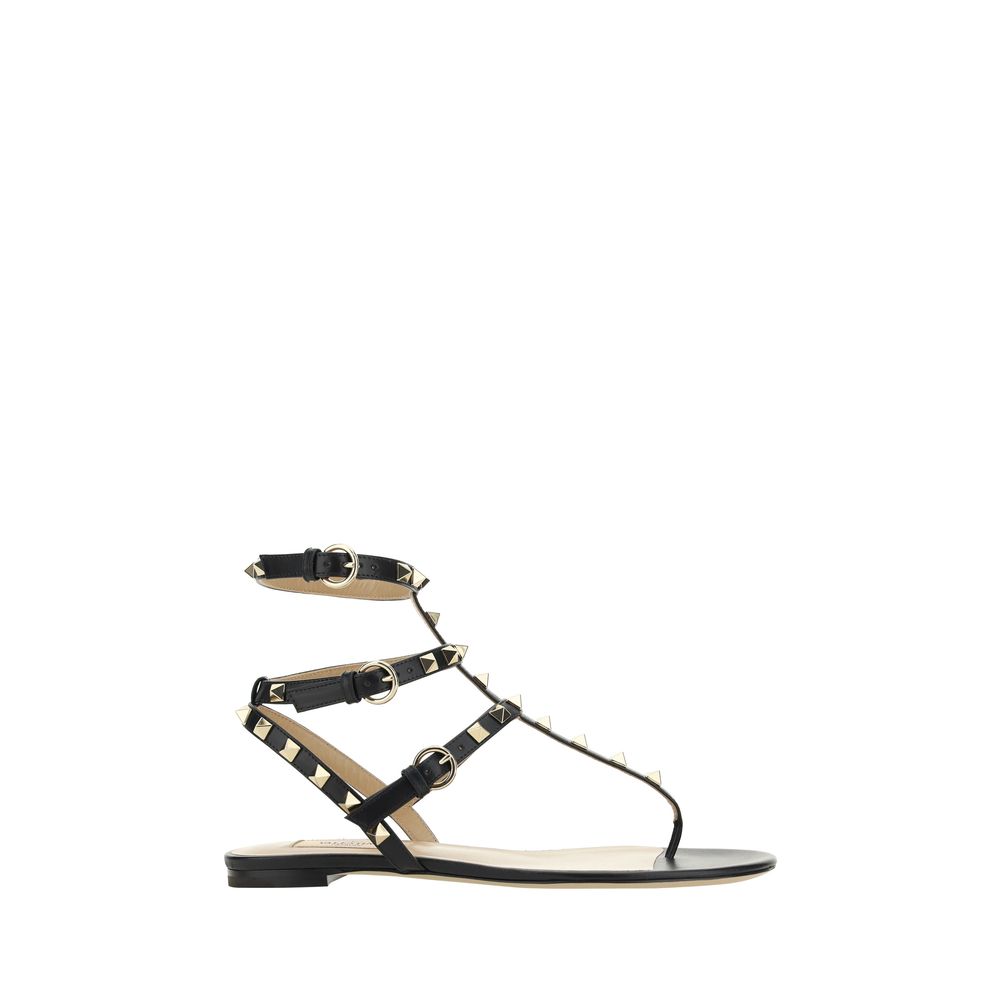 Valentino Garavani Rockstud Sandals/EU37.5/US7.5/Brown