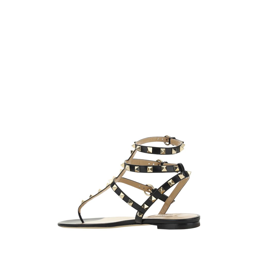 Valentino Garavani Rockstud Sandals/EU37.5/US7.5/Brown