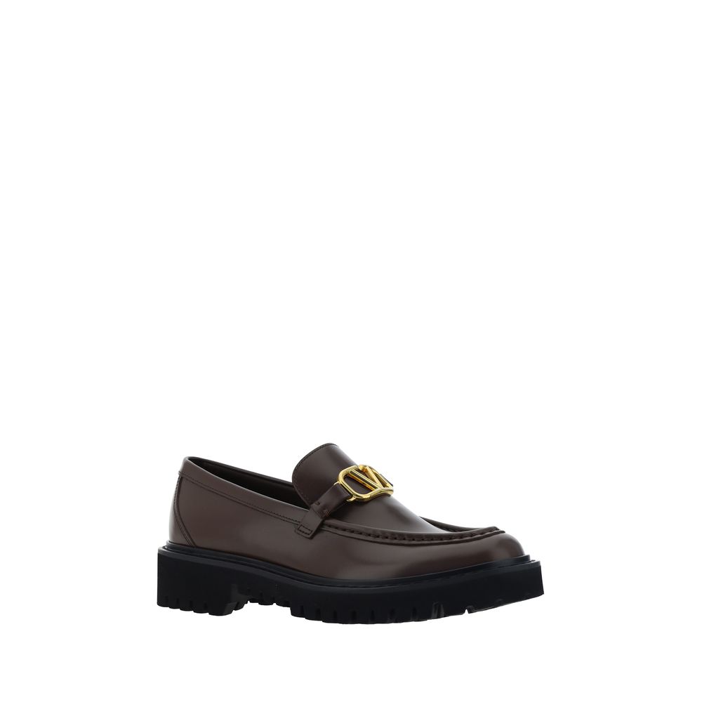 Valentino Garavani VLogo Loafers/EU41/US11/Black