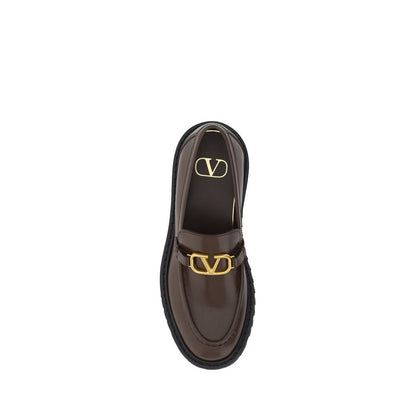 Valentino Garavani VLogo Loafers/EU41/US11/Black