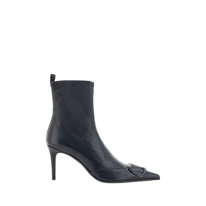 Valentino Garavani VLogo Ankle Boots/EU40/US10/Black