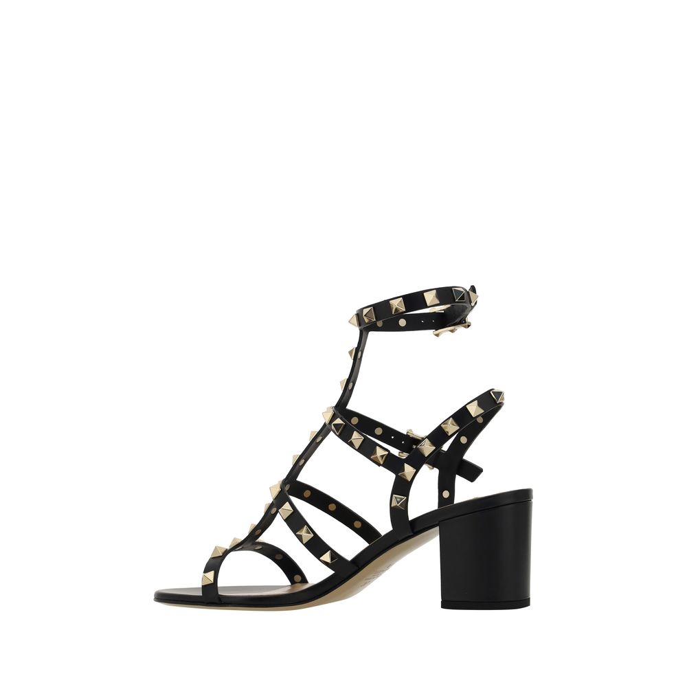 Valentino Garavani Valentino Garavani Rockstud Sandals/EU37.5/US7.5/Black