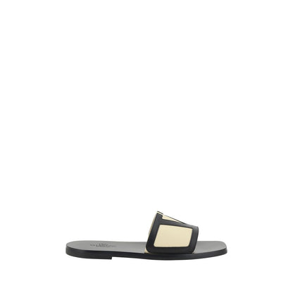 Valentino Garavani V Logo Sandals/EU41/US8/Black