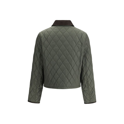 Burberry Quilts Jacket/S/Green