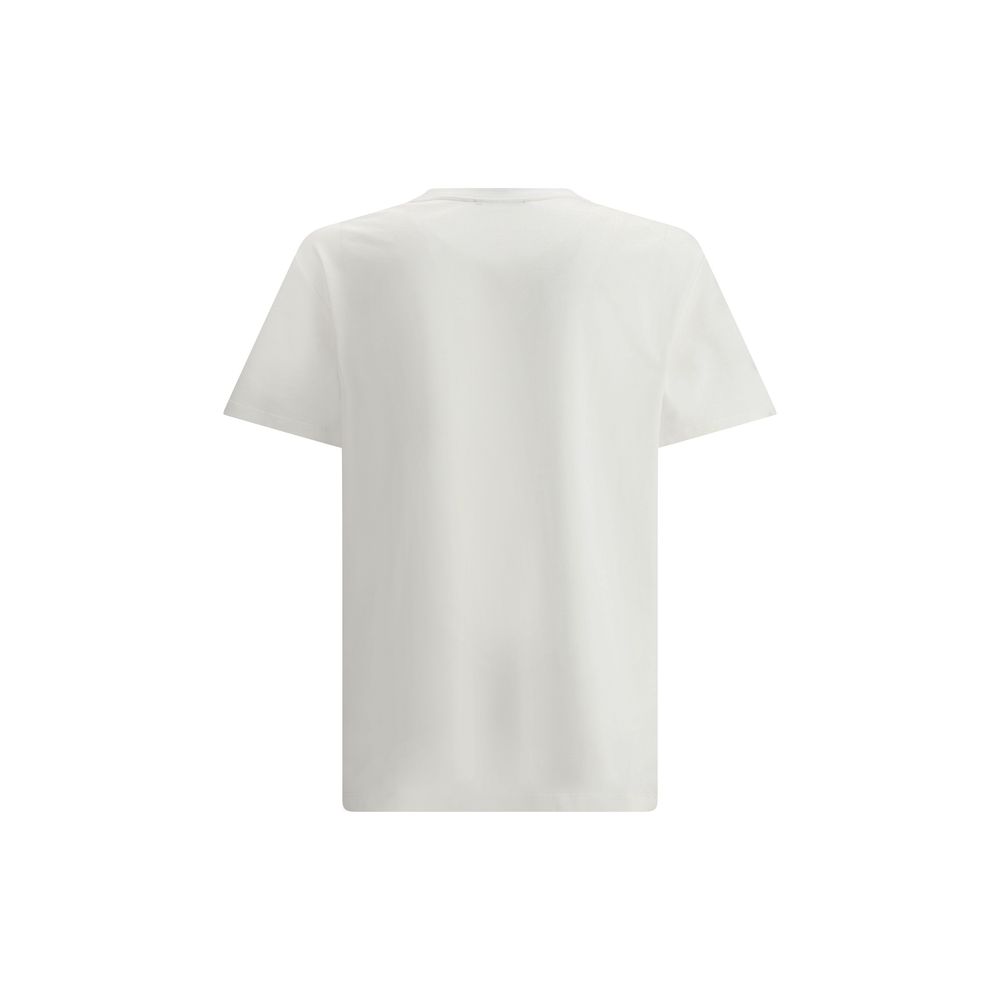 Balmain Letter Flock T-Shirt/L/White