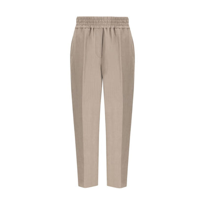 Brunello Cucinelli Cotton Trousers/IT42 | L/Brown