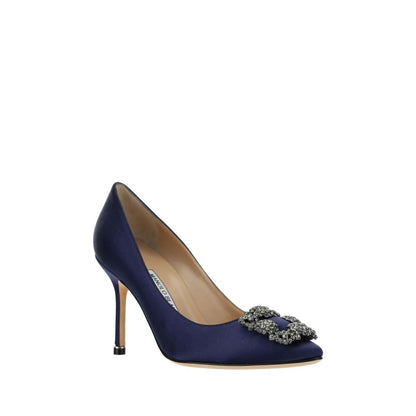 Manolo Blahnik Hangisi Pumps/EU36.5/US6.5/Blue