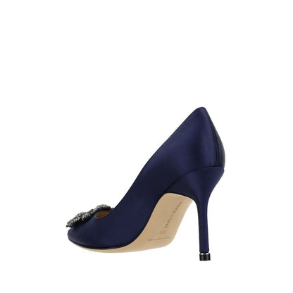 Manolo Blahnik Hangisi Pumps/EU40/US10/Blue