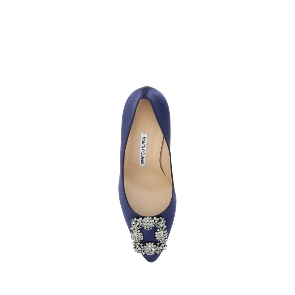 Manolo Blahnik Hangisi Pumps/EU40/US10/Blue