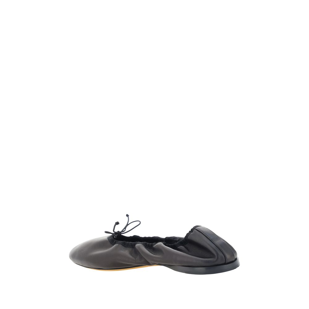 The Row Hereditas Ballerinas/EU38/US8/Black