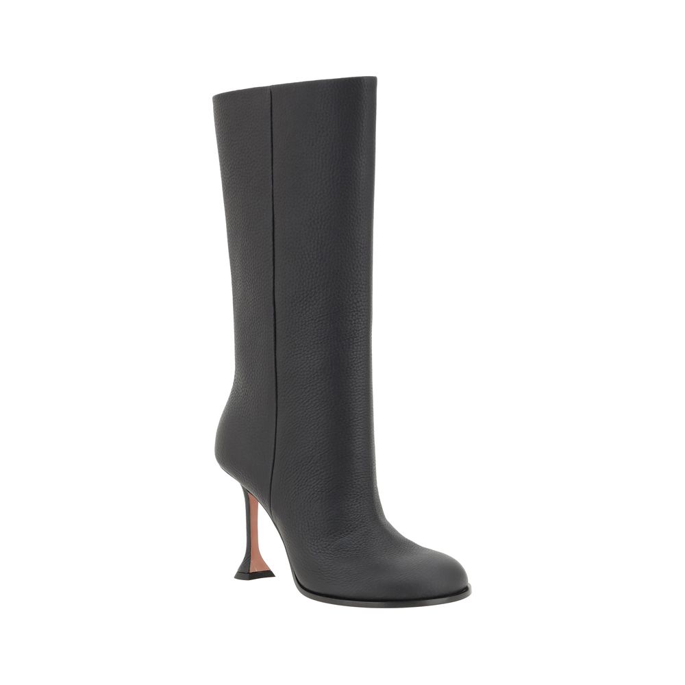 Amina Muaddi Liya Boots/EU36/US6/Black