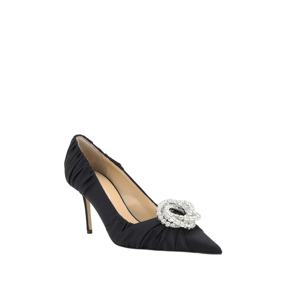 MACH &amp; MACH Galaxy Satin Pumps/EU40/US10/Black