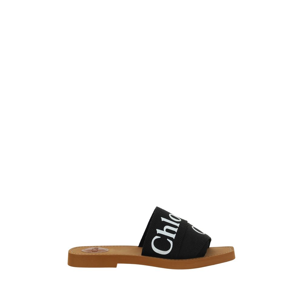 Chloé Chloé Woody Sandals/EU36/US6/White