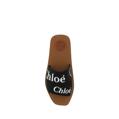 Chloé Chloé Woody Sandals/EU39/US9/Black