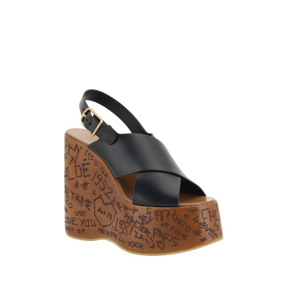 Chloé Chloé Maxime Sandals/EU40/US10/Black