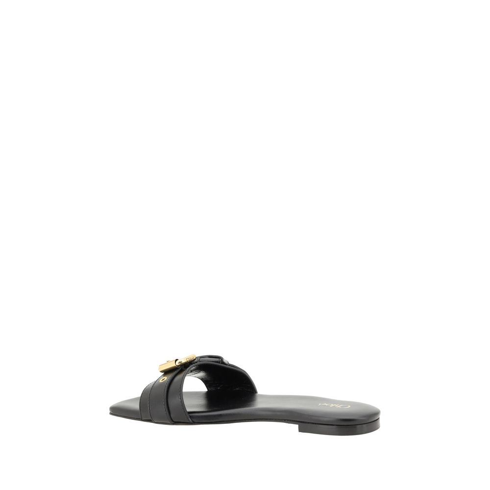 Chloé Chloé Mae Sandals/EU38/US8/Black