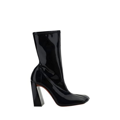 Amina Muaddi Marine Ankle Boots/EU39/US9/Black