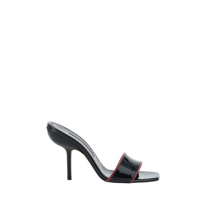 Manolo Blahnik Helamu Sandals/EU38.5/US8.5/Black