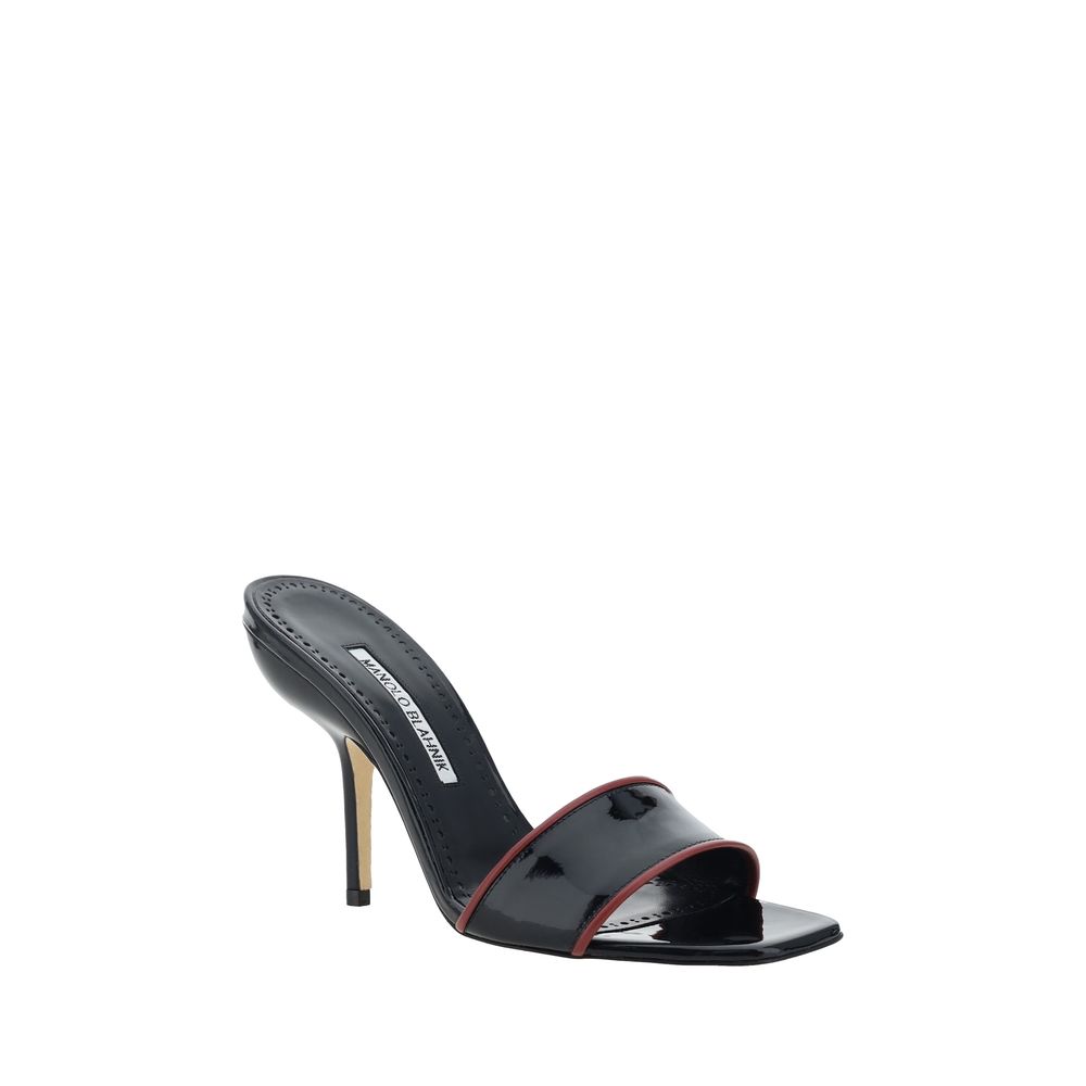 Manolo Blahnik Helamu Sandals/EU38.5/US8.5/Black