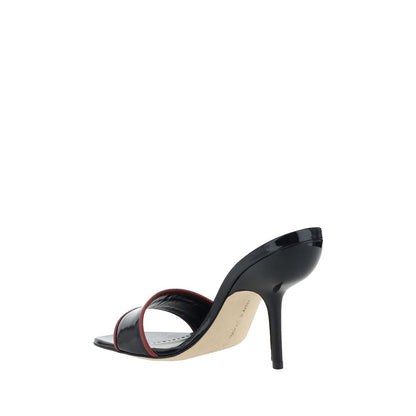 Manolo Blahnik Helamu Sandals/EU38/US8/Black