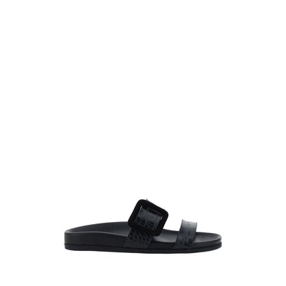 Manolo Blahnik Mayfu Sandals/EU36/US6/Black