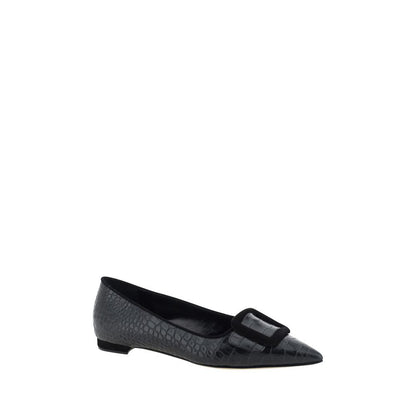 Manolo Blahnik Maysale Ballerinas/EU39/US9/Red