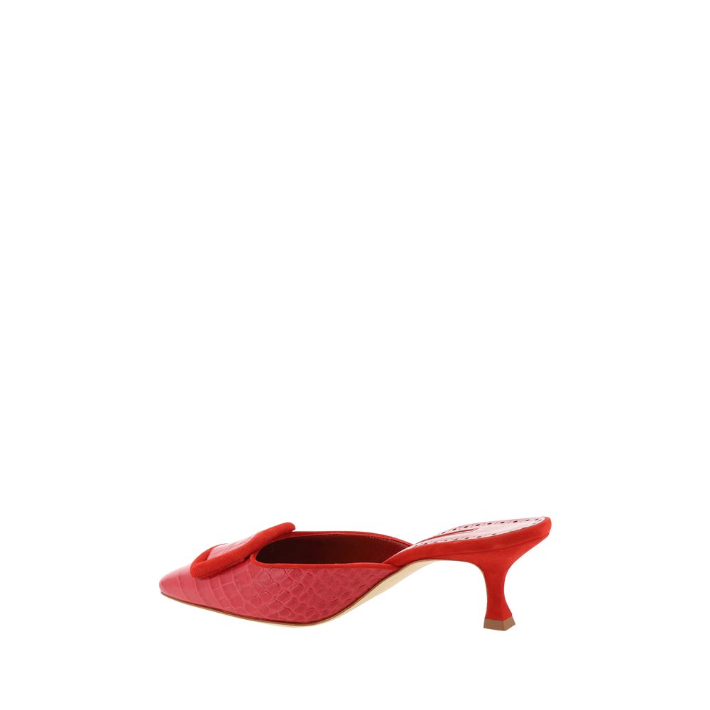 Manolo Blahnik Maysalebi Pumps/EU37/US7/Red