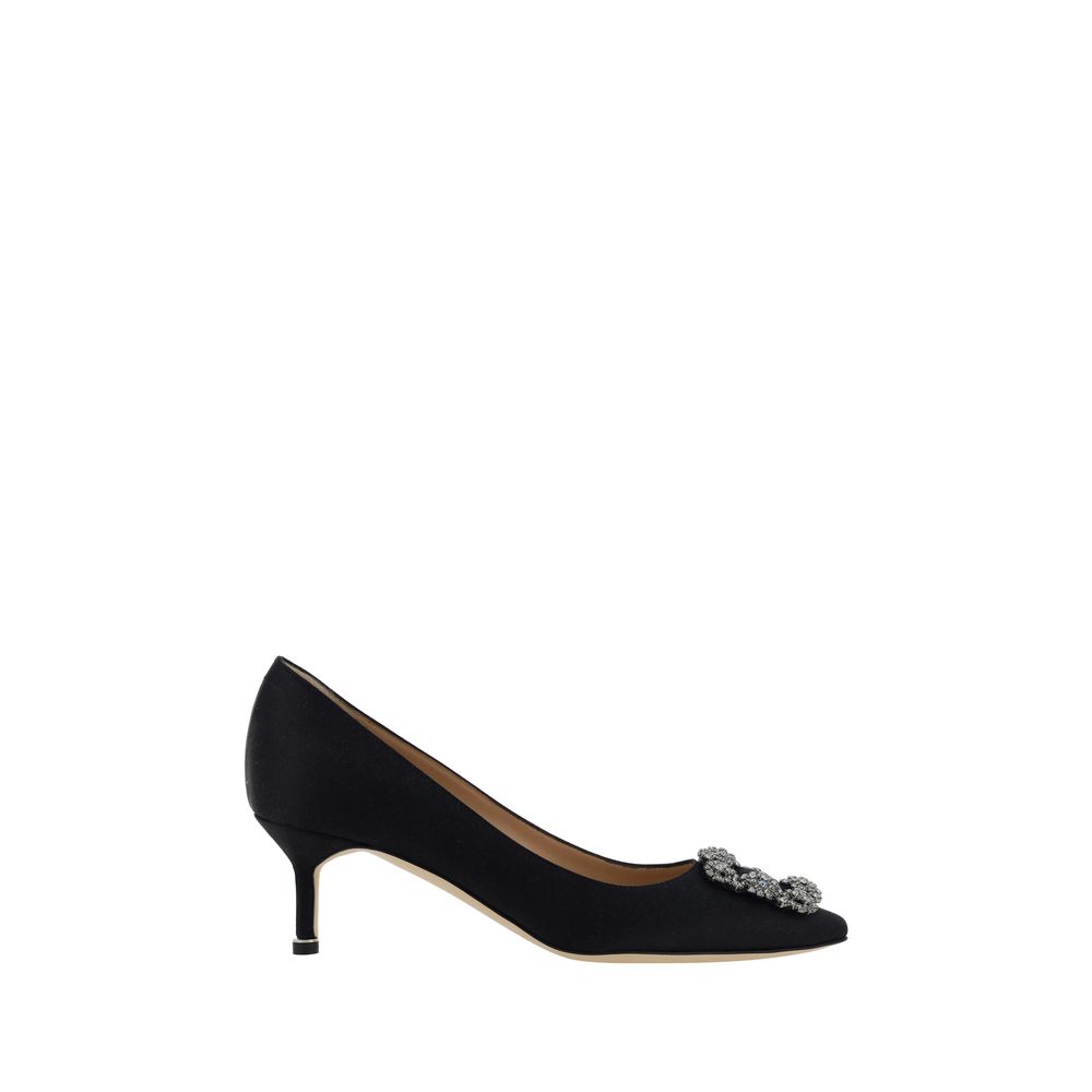 Manolo Blahnik Hangisi Pumps/EU35/US5/Black