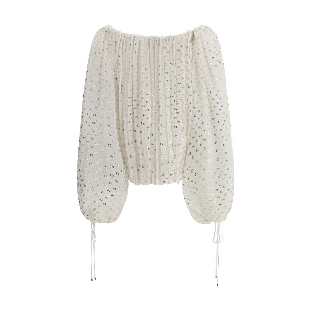 Chloé Chloé Off-Shoulder Shirt/IT36 | XS/White