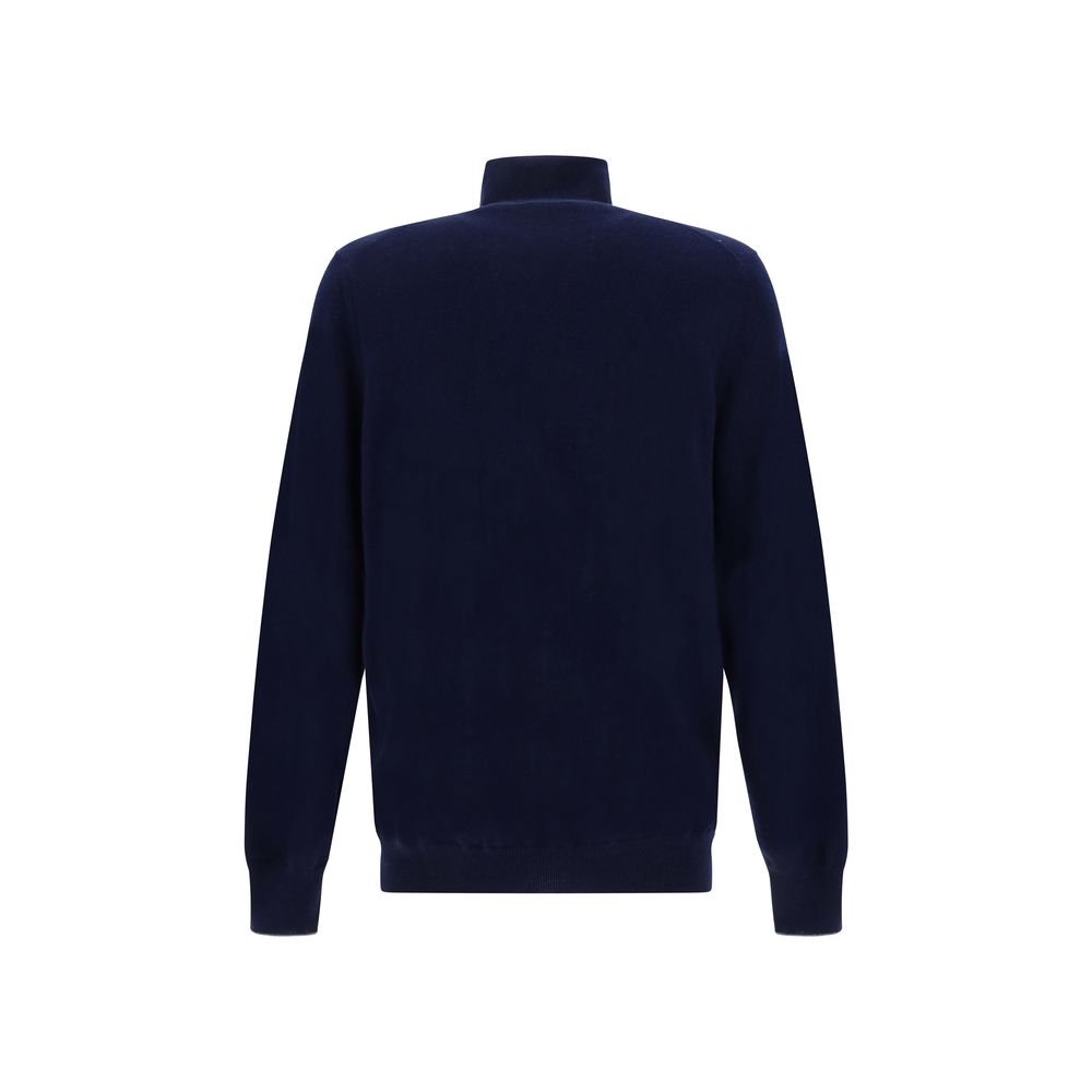 Brunello Cucinelli Turtleneck Sweater/IT48 | M/Blue