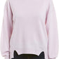 Joie Wool Split Hem Pullover - /Pink