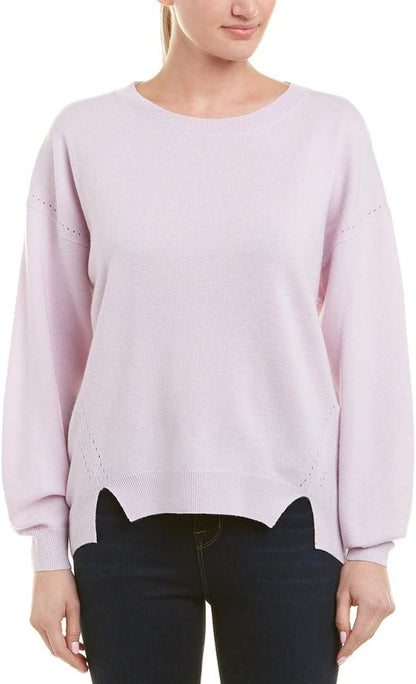 Joie Wool Split Hem Pullover - /Pink