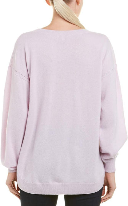 Joie Wool Split Hem Pullover - /Pink