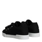 Dolce & Gabbana Dolce & Gabbana Black Portofino Low Top Sneakers Shoes/EU37/US7/Black/White