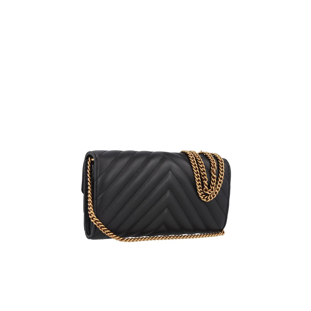 PINKO PINKO Black Leather Wallet/one size/Black