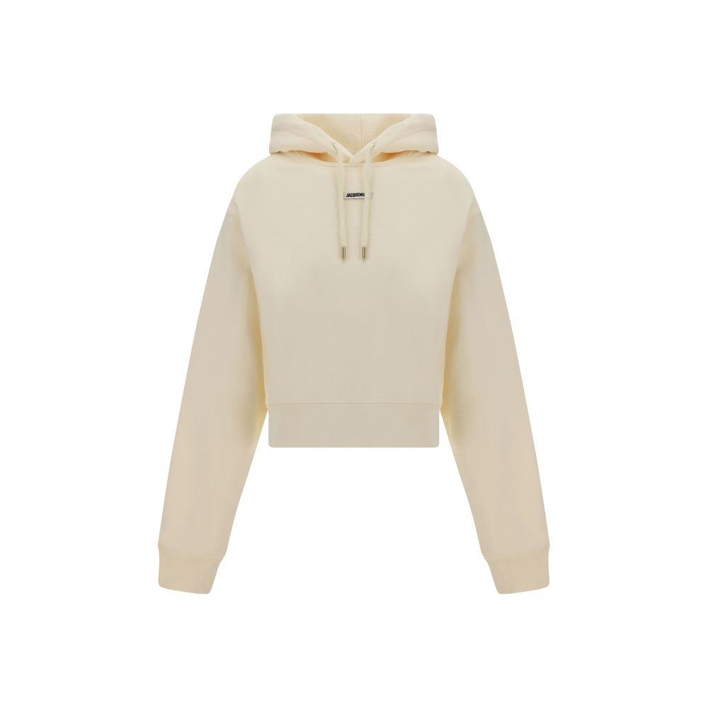 Jacquemus Jacquemus Logoed Hoodie/S/Cream