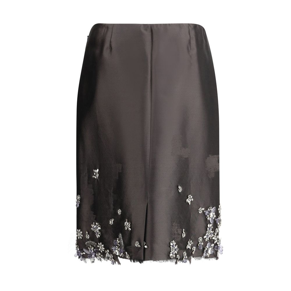 Prada Prada Midi Skirt with crystals/IT40 | M/Gray