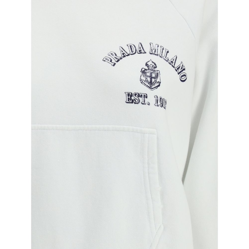 Prada Prada Cotton Hoodie/S/White