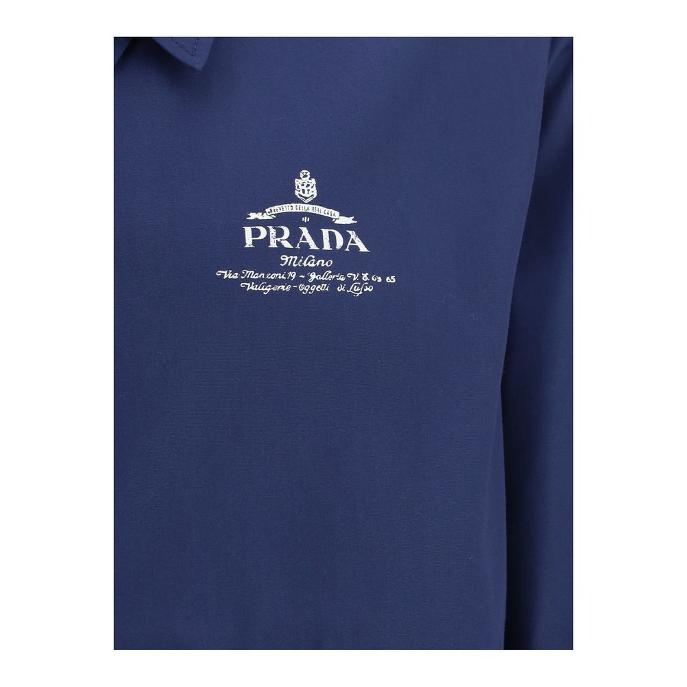 Prada Prada Logoed Jacket/IT48 | M/Blue