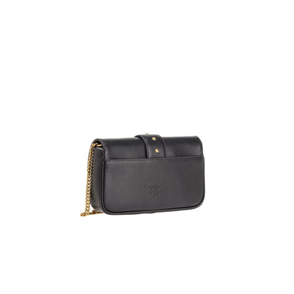 PINKO PINKO Black Leather Handbag/one size/Black