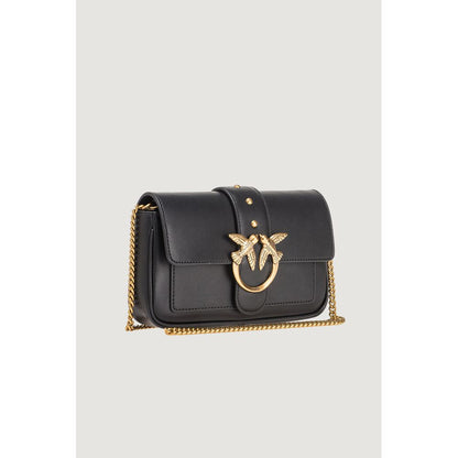 PINKO PINKO Black Leather Handbag/one size/Black