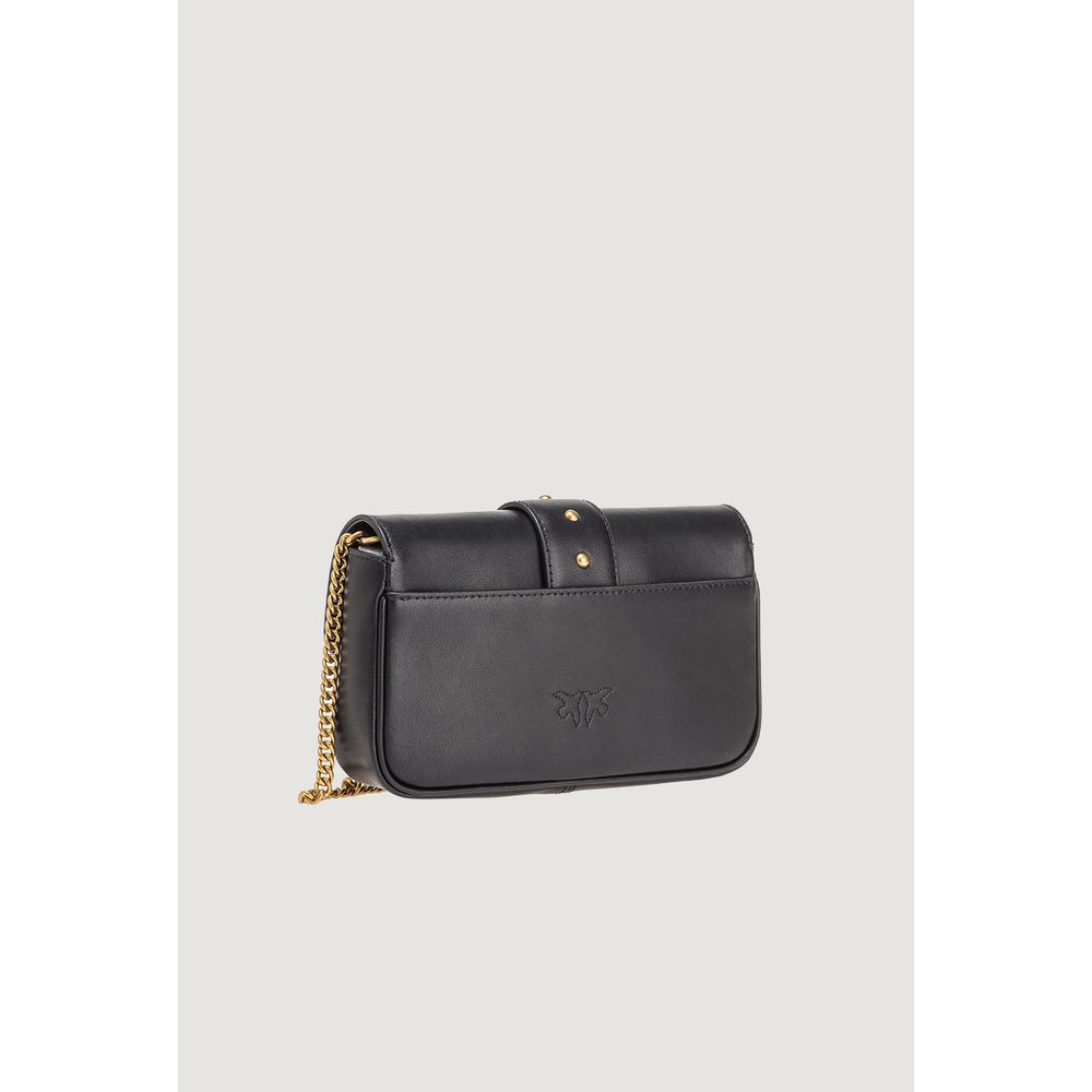 PINKO PINKO Black Leather Handbag/one size/Black