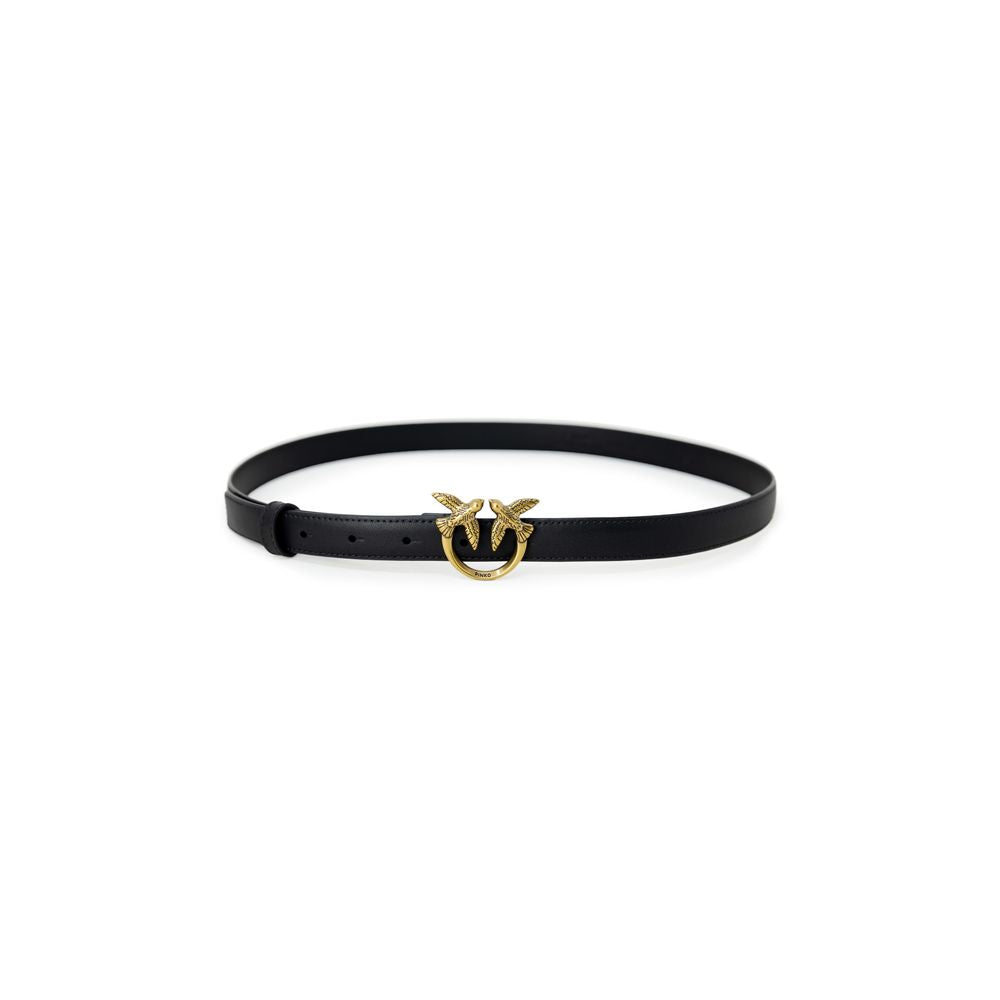 PINKO PINKO Black Leather Belt/S/Black