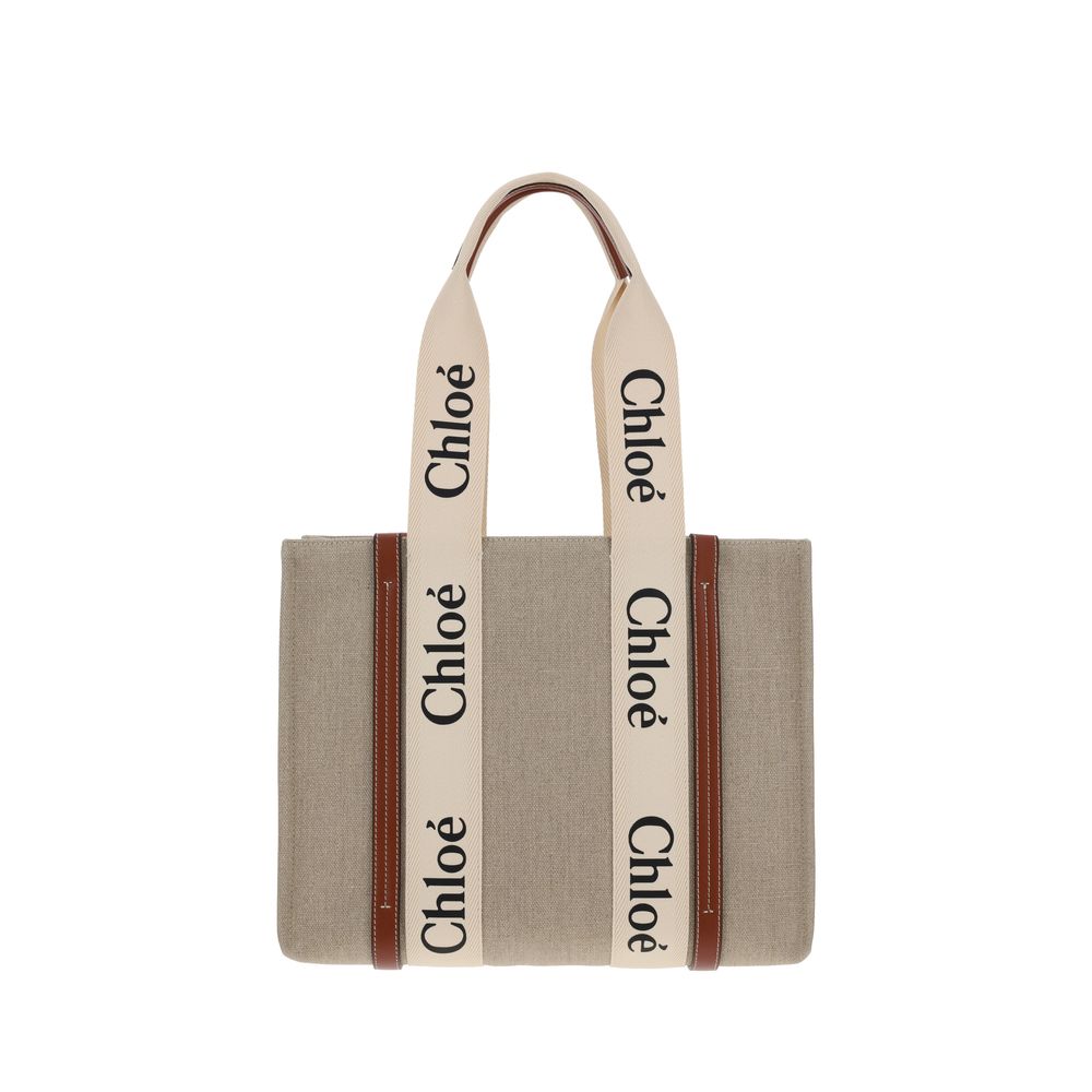 Chloé Chloé Woody Shoulder Bag/one size/Beige