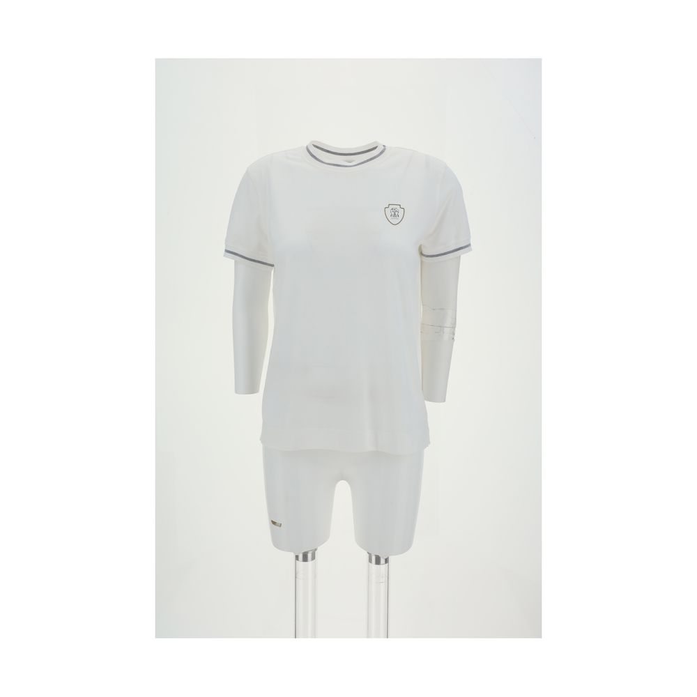 Brunello Cucinelli Brunello Cucinelli Logoed T-Shirt/S/White