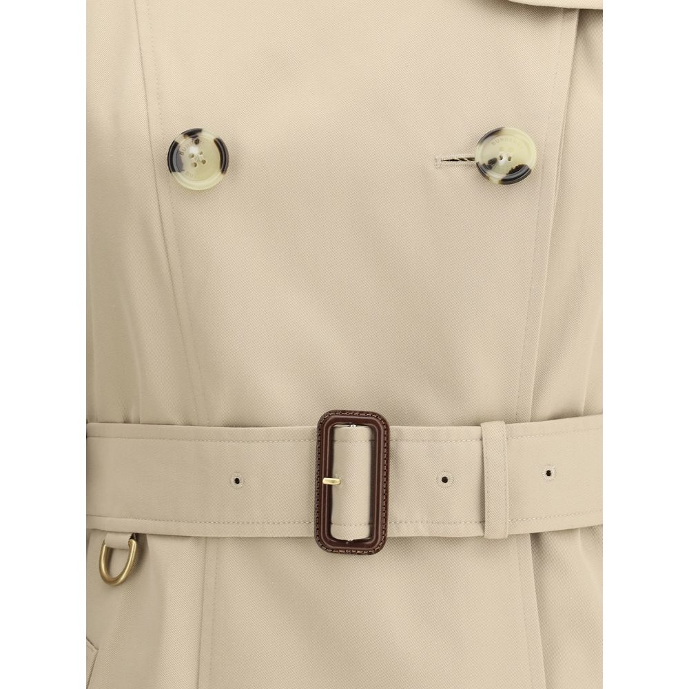 Burberry Burberry Breasted Trench Jacket/6/Beige