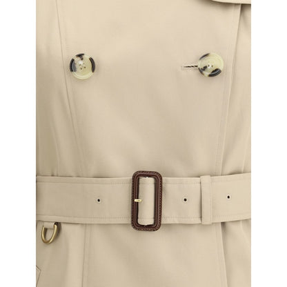 Burberry Burberry Breasted Trench Jacket/6/Beige