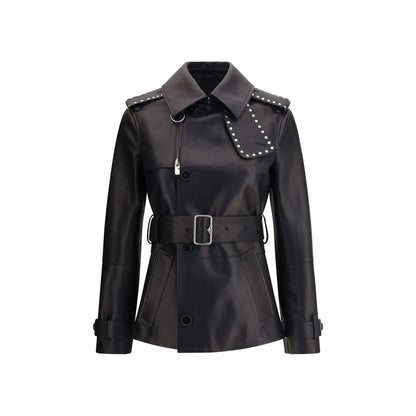 Burberry Leather Jacket/6/Black